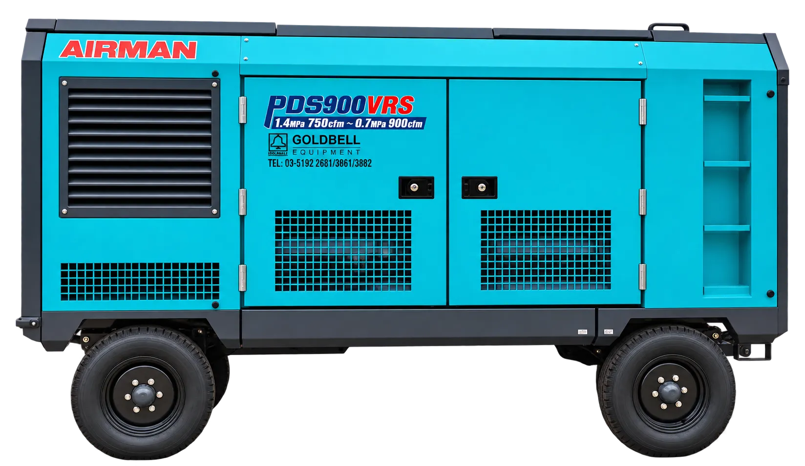 Airman Air Compressor 900 cfm, 14 bar — sewa dan jual alat berat Batam