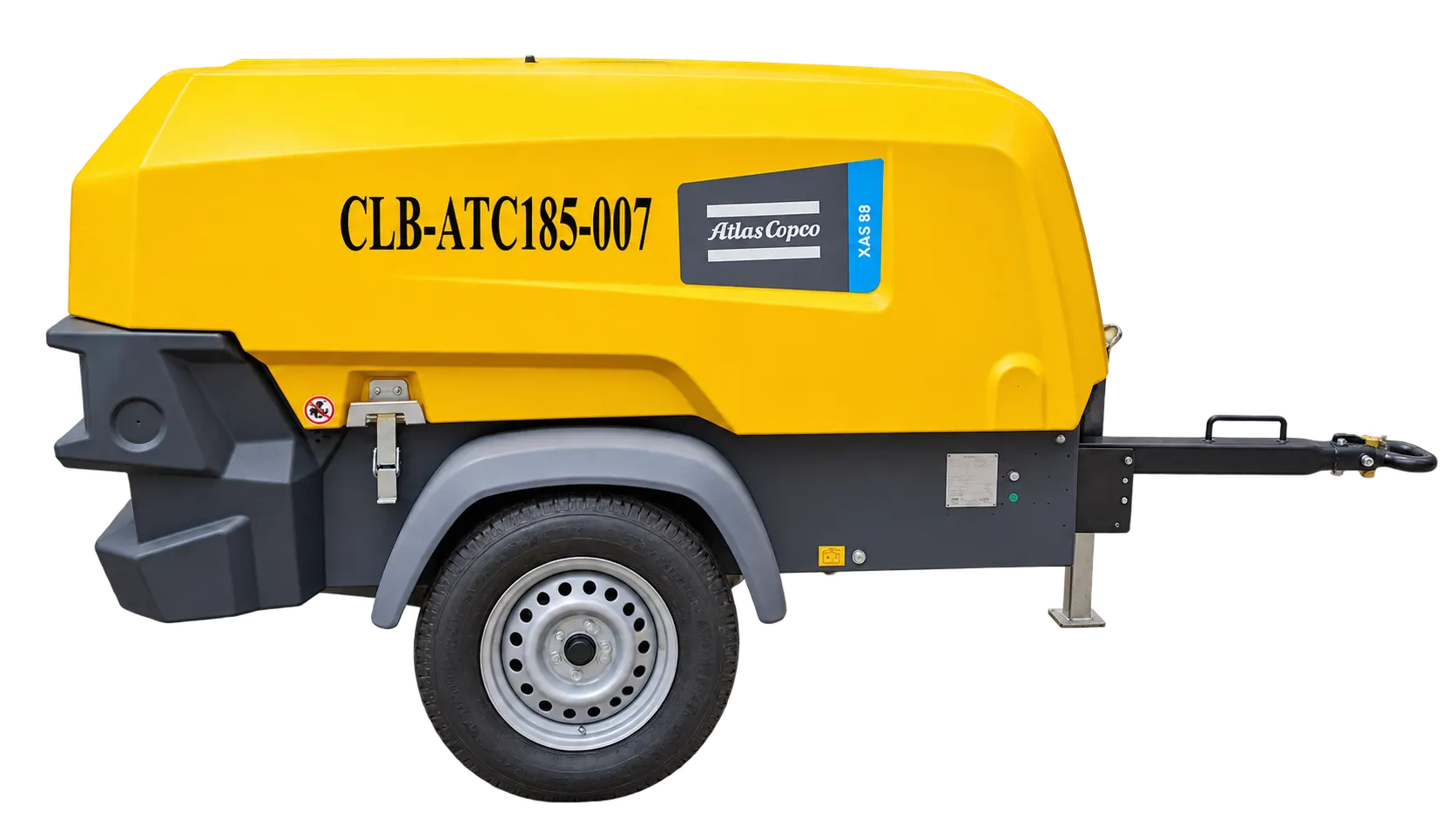 Atlas Copco Air Compressor 185 cfm, 7 bar