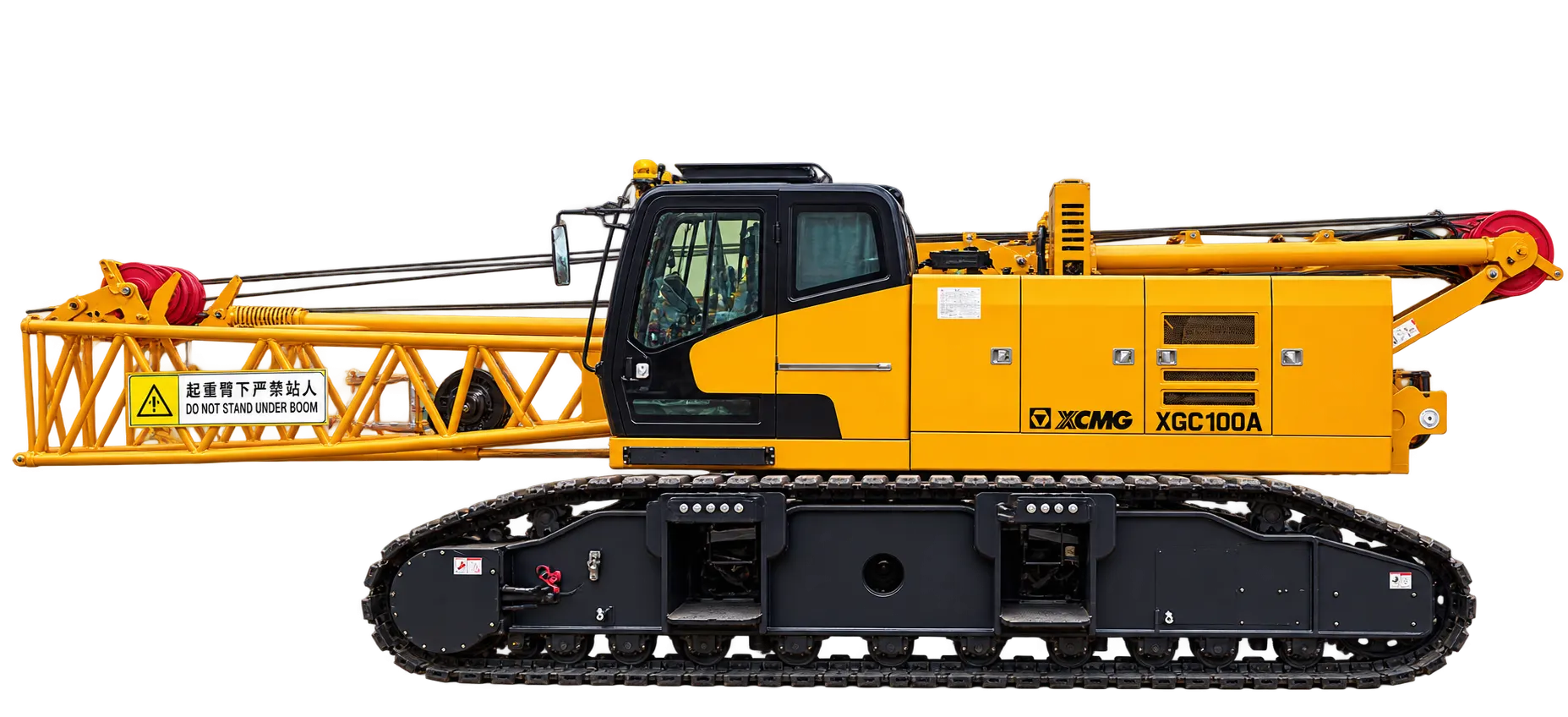 XCMG XCG100A Crawler Crane 100 Ton — sewa dan jual alat berat Batam