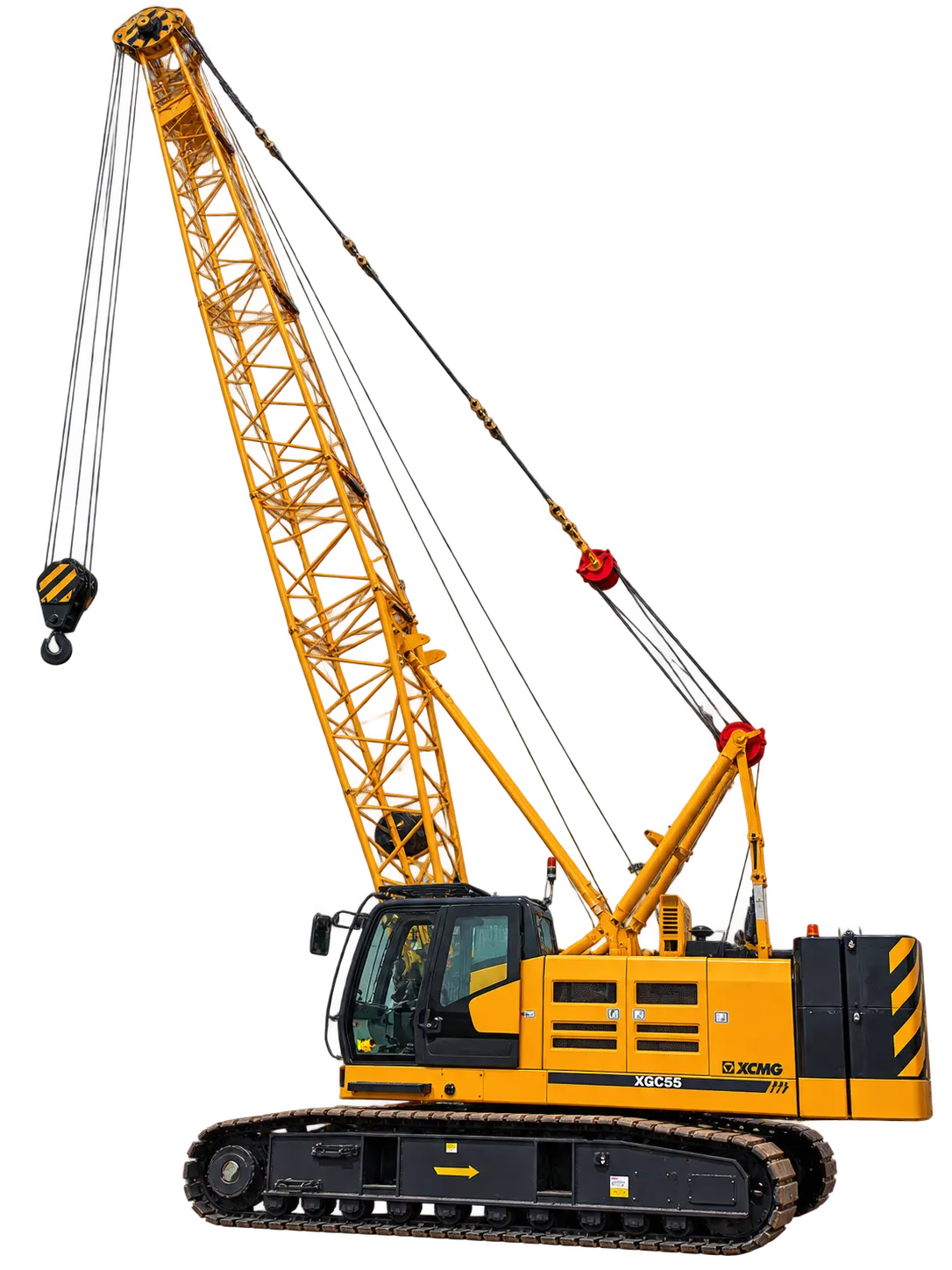 XCMG XGC55 Crawler Crane 55 Ton — sewa dan jual alat berat Batam