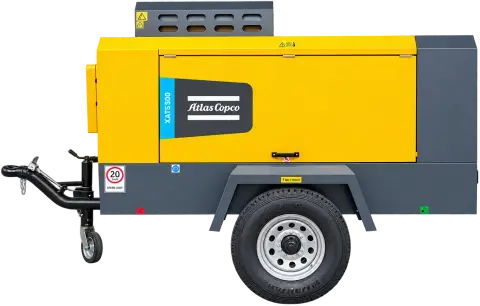 Atlas Copco Air Compressor 800 cfm, 10,3 bar — sewa dan jual alat berat Batam (1/4)