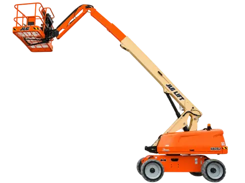 JLG 660SJ Boom Lift Telescopic 22.02 m, 340 kg — heavy equipment rental and sales in Batam (1/5)