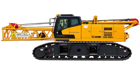 XCMG XCG100A Crawler Crane 100 Ton — heavy equipment rental and sales in Batam (1/5)